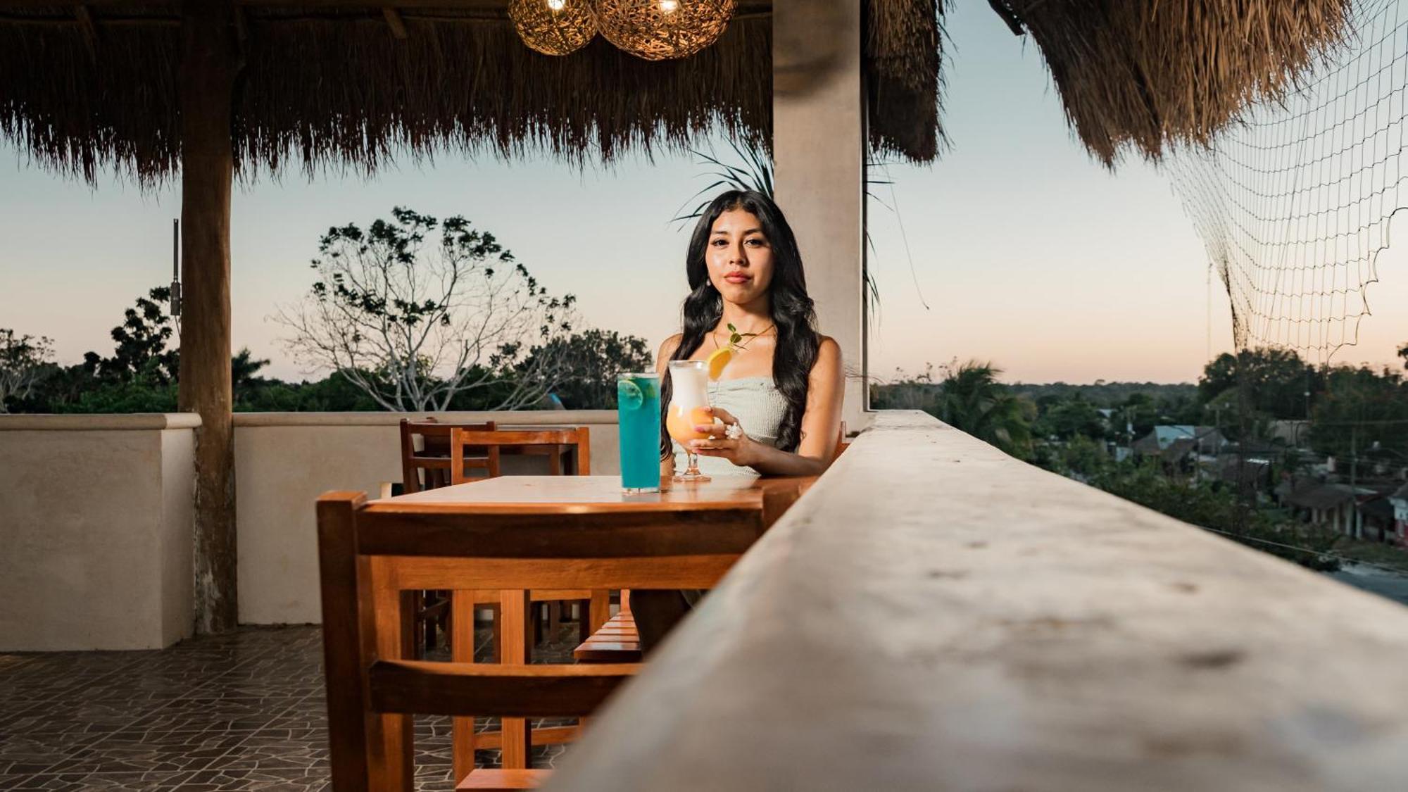 Hotel Sacbe Coba Bagian luar foto